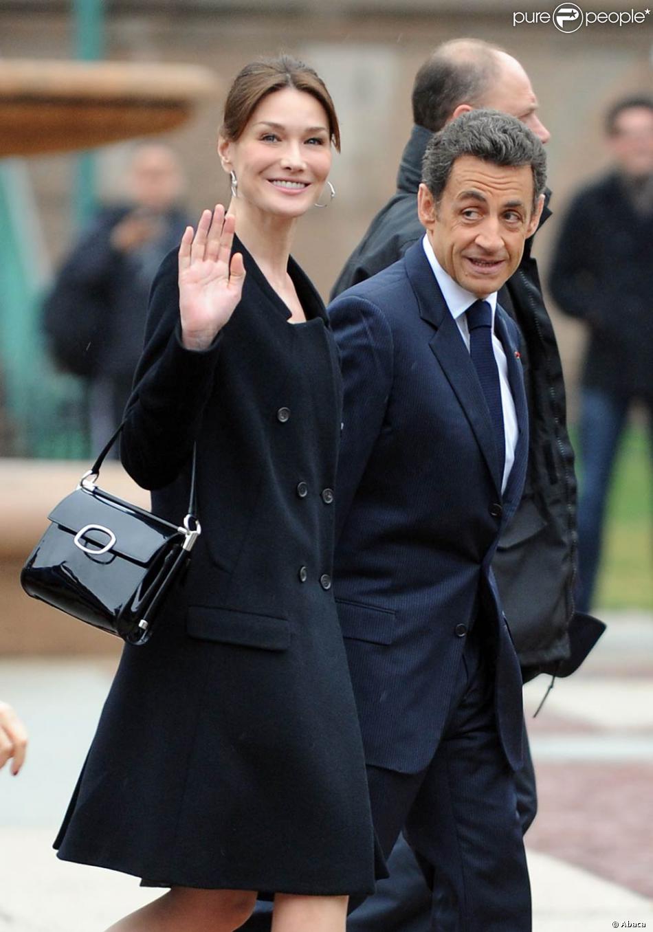 Carla Bruni Et Nicolas Sarkozy à New York Le 29 Mars 2010 Purepeople 