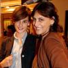 Inès de la Fressange et sa fille Nine lors de la soirée Italian Touch à la boutique Tod's. Paris, le 13 octobre 2009