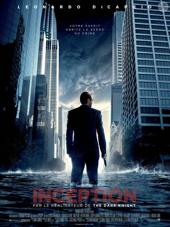 L'affiche originale d'Inception, nominé à l'Oscar du meilleur film lors de la cérémonie des Oscars, qui se tiendra le 27 février 2011.