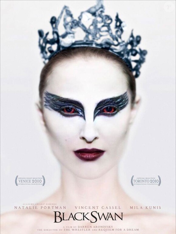 L'affiche originale de Black Swan, nominé à l'Oscar du meilleur film lors de la cérémonie des Oscars, qui se tiendra le 27 février 2011.