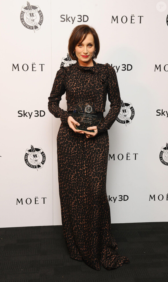 Kristin Scott Thomas lors des London Film Critics Circle Awards le 10 février 2011
