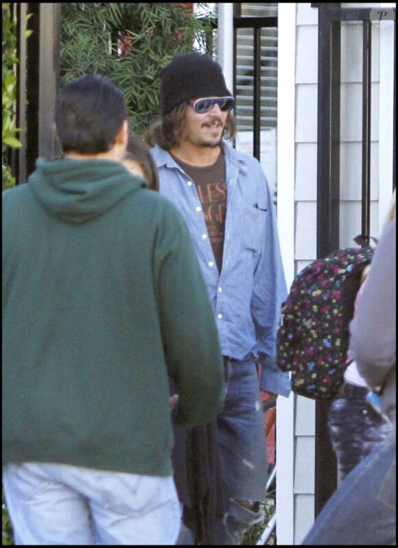 Johnny Depp, Los Angeles, fin janvier 2011