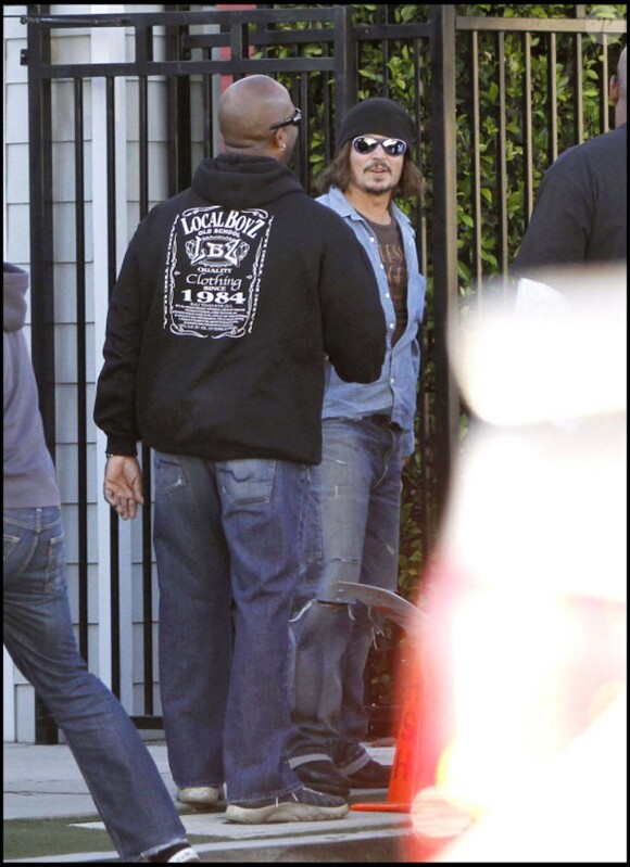 Johnny Depp, Los Angeles, fin janvier 2011