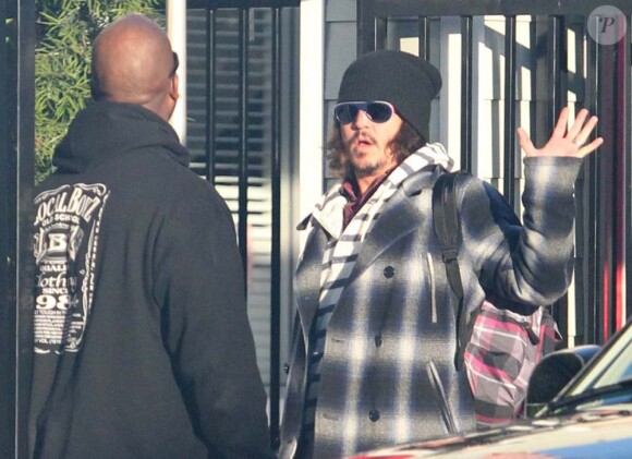 Johnny Depp, Los Angeles, février 2011