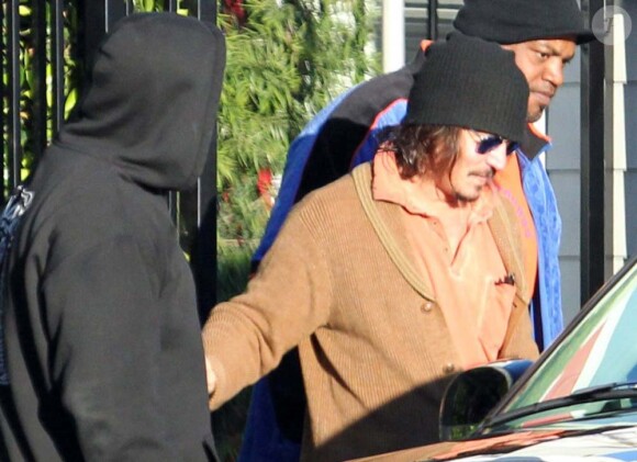 Johnny Depp, Los Angeles, février 2011