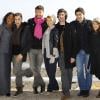 Nadège Beausson-Diagne, Marwan Bereni, Laurent Kerusore, Dounia Coesens, Stéphane Coulon, Ludovic Baude, Elodie Varlet de Plus Belle La Vie, lors du Festival de Luchon, le 12 février 2011