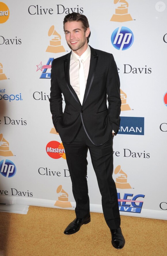 Chace Crawford était invité à assister au dîner de gala organisé en marge de la cérémonie des Grammy Awards 2011, samedi 12 février, au Beverly Hilton Hotel de Los Angeles.