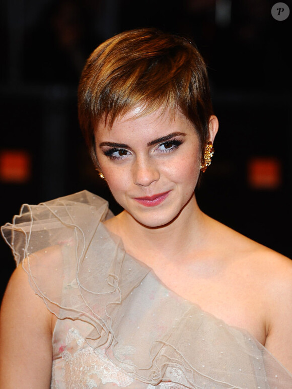 Emma Watson lors de la cérémonie des BAFTA à Londres le 13 février 2011