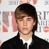 Justin Bieber, lors des Brit Awards, le 15 février, à Londres.