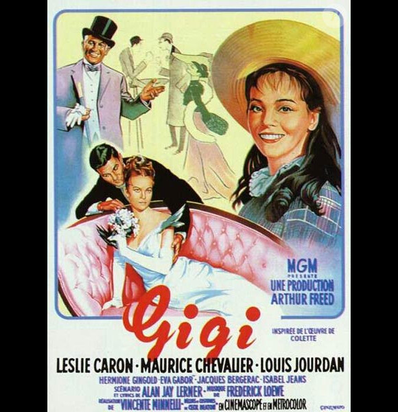 Le film Gigi de Vincente Minnelli en 1958