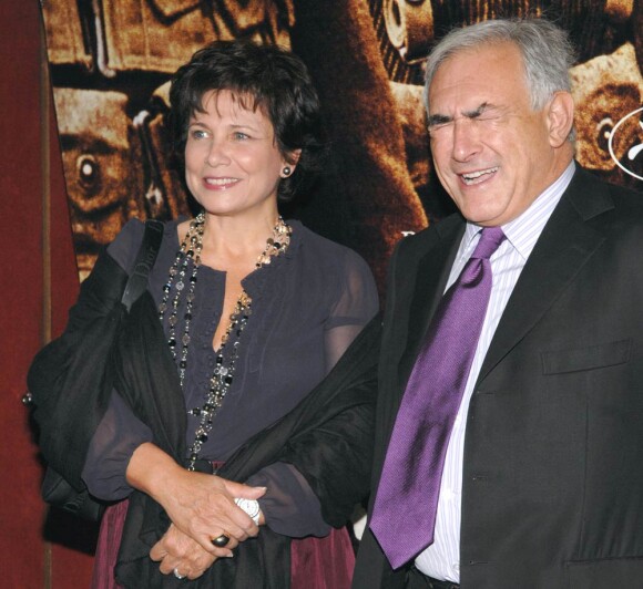 Anne Sinclair et Dominique Strauss-Kahn à la première du film Indigènes, le 25 septembre 2006.
