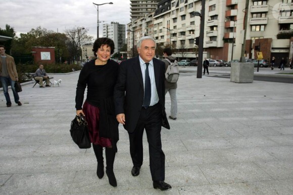 Anne Sinclair et Dominique Strauss-Kahn en octobre 2006.