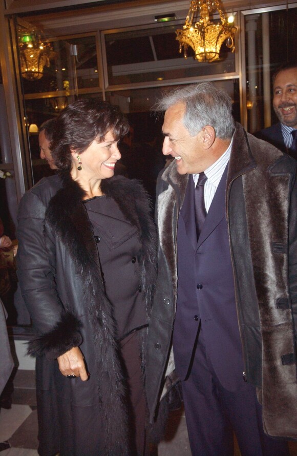 Anne Sinclair et Dominique Strauss-Kahn au dîner du CRIF 2006.