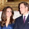Kate Middleton et son prince William en novembre 2010.