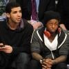 Drake et Lil Wayne lors des NBA All-Star Game au Staples Center à Los Angeles le 20 février 2011
 