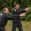 Benoît Poelvoorde et Dany Boon dans Rien à déclarer