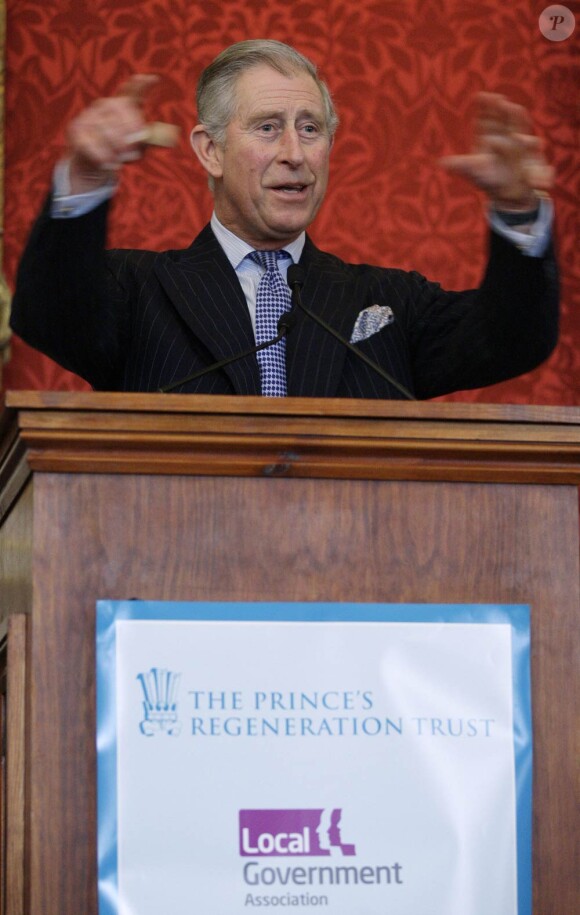 Le 22 février 2011, le jour de sa rencontre avec Cheryl Cole, le prince Charles parlait également du Prince's Trust lors d'une conférence au palais St James.