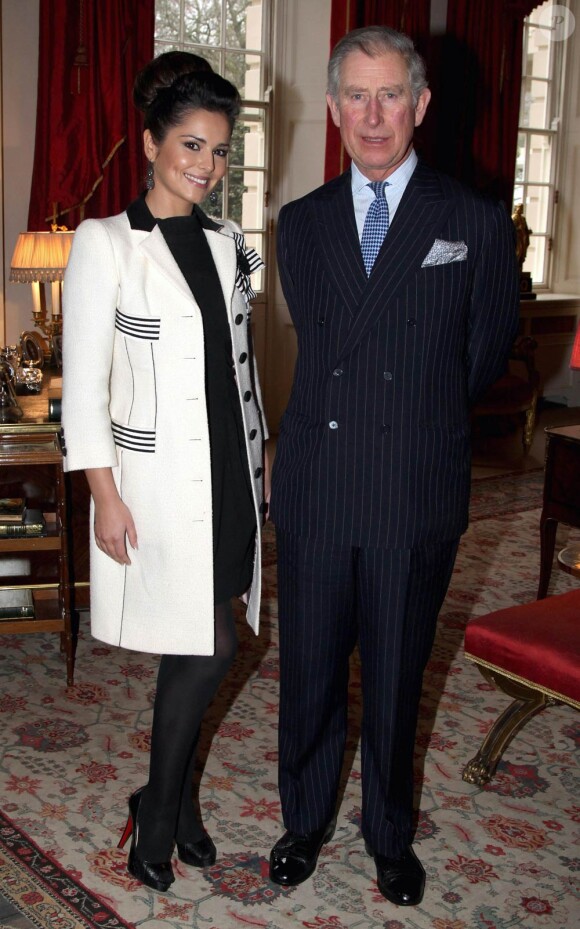 Le 22 février 2011, Cheryl Cole était reçue pour le thé à Clarence House afin de présenter au prince Charles sa Cheryl Cole Fondation, destinée à soutenir le programme caritatif du prince, le Prince's Trust.