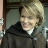 Tandis que le Salon de l'Agriculture bat son plein à paris, la princesse Mathilde de Belgique visite, en Wallonie, des exploitations agricoles, le 24 février 2011.