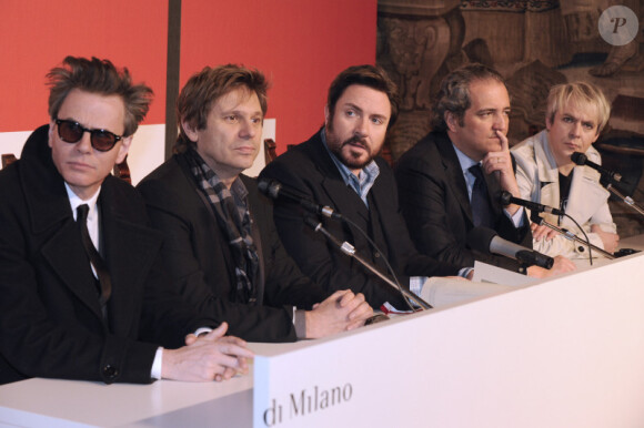 Le groupe Duran Duran a reçu les honneurs de la ville de Milan le 25 février 2011