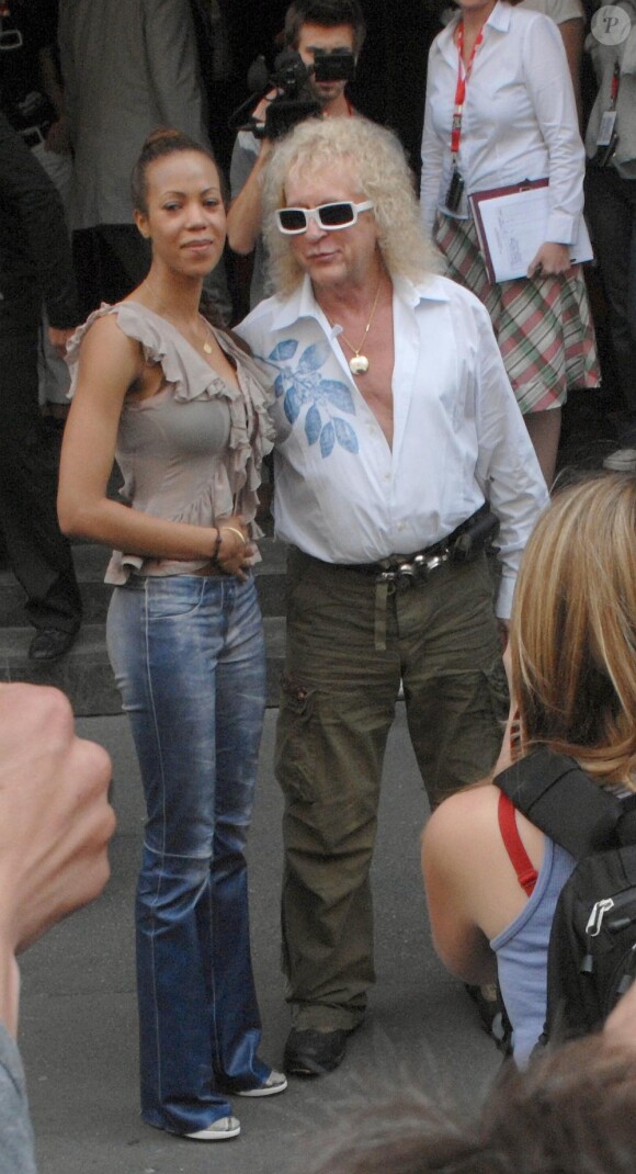 Michel Polnareff et Danyellah à Paris en juin 2007