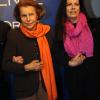 Au siège de l'UNESCO, à Paris, le 3 mars 2011, Liliane Bettencourt et  Françoise Bettencourt-Meyers étaient réunies et de belle humeur pour la  remise des prix L'Oréal-UNESCO pour les Femmes et la Science.