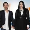 Guillaume Gouix et Béatrice Dalle à l'occasion de l'avant-première de Jimmy Rivière, qui s'est déroulée à l'UGC Ciné-Cité des Halles, à Paris, le 7 mars 2011.