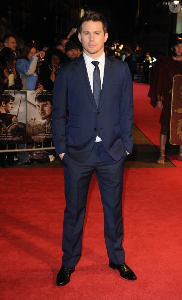 Channing Tatum à l'occasion de l'avant-première britannique de L'Aigle de la Neuvième Légion, qui s'est tenue à l'Empire Cinema de Leicester Square, à Londres, le 9 mars 2011.