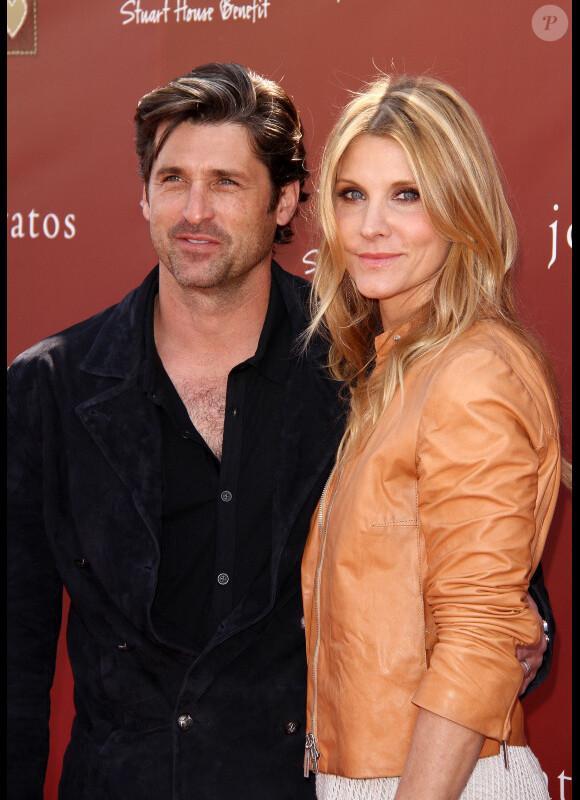 Patrick Dempsey et sa femme Jillian lors du gala de charité organisé par John Varvatos le 13 mars 2011 à West Hollywood (Los Angeles)