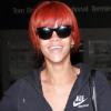 Rihanna : de retour de Sidney en Australie, elle arrive à l'aéroport de LAX International à Los Angeles le 13 mars 2011