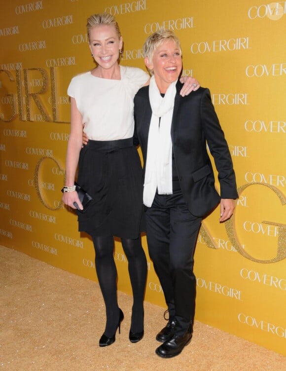 Ellen DeGeneres et Portia de Rossi le 5 janvier 2011 à Los Angeles