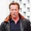 Arnold Schwarzenegger et Sylvester Stallone partagent un déjeuner au restaurant à Los Angeles, samedi 19 mars.