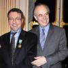 Le ministre de la culture Frédéric Mitterrand avec Jean-Marie Boursicot le 24 mars 2011
