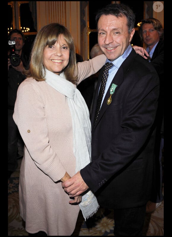 Jean-Marie Boursicot en compagnie de Chantal Goya le 24 mars 2011