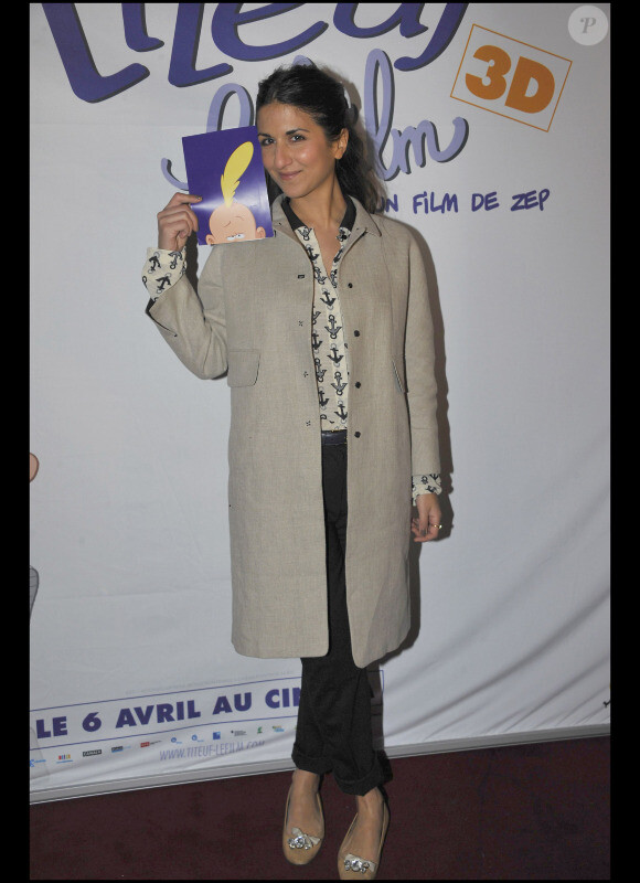 Géraldine Nakache assiste à l'avant-première de Titeuf le film, dimanche 27 mars, au Grand Rex (Paris).