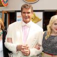 David Hasselhoff et ses filles Taylor-Ann et Hayley à l'occasion de l'avant-première de  Hop  qui s'est tenue aux Studios Universal à Universal City, à Los Angeles, le 27 mars 2011.