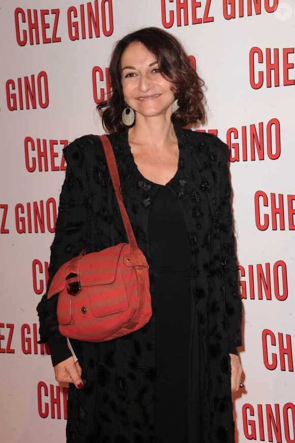 Nathalie Rykiel à l'occasion de l'avant-première de Chez Gino, au Gaumont Opéra, à Paris, le 29 mars 2011.