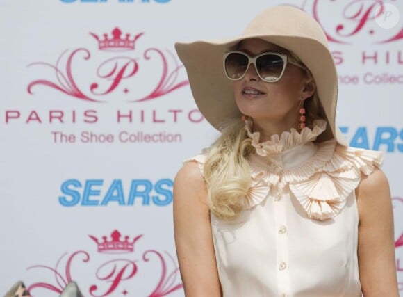Paris Hilton lance sa collection de chaussures à Mexico (Mexique), mardi 29 mars 2011.