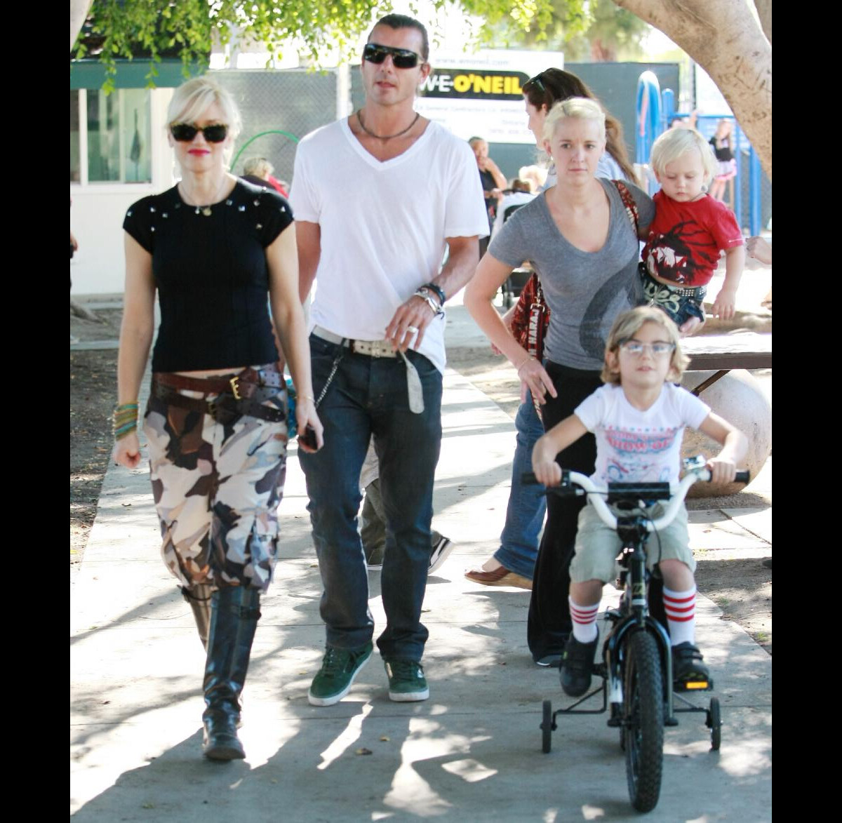 Photo Gavin Rossdale et Gwen Stefani, parents formidables de Zuma et