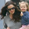 Jennifer Garner quitte rarement les beaux yeux de sa fille Seraphina
