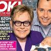 Elton John, David Furnich et leur fils Zachary, janvier 2011