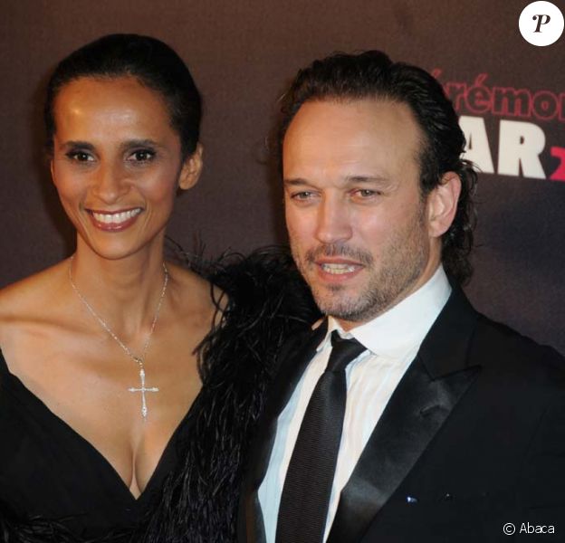 Karine Silla et Vincent Perez, cérémonie des César, le 25 février 2011.