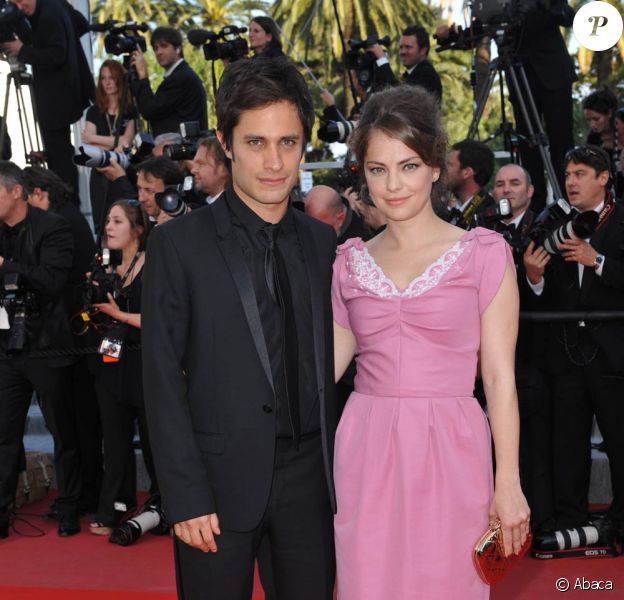 Gael Garcia Bernal et sa femme Dolores Fonzi lors du 63e Festival de Cannes, en mai 2010.