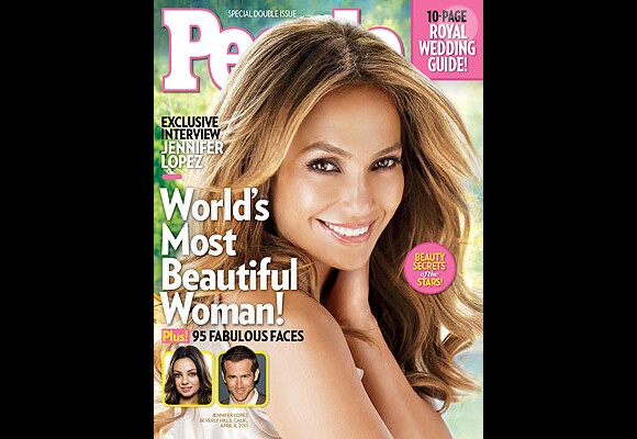 Jennifer Lopez, personnalité la plus belle de 2011 en couverture du magazine People