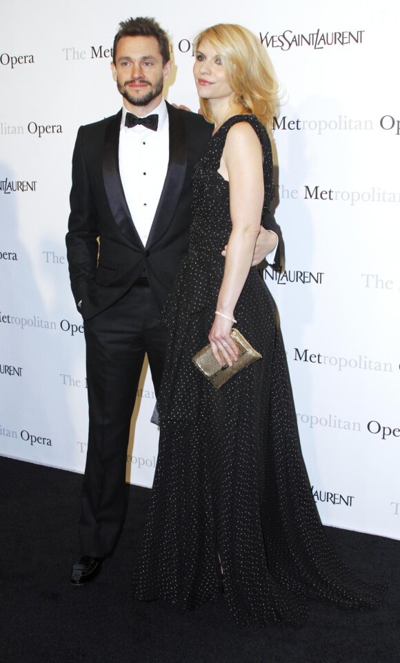 Claire Danes et son mari Hugh Dancy en mars 2011 à New York.