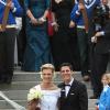 La skieuse Maria Riesch, 26 ans, a épousé son compagnon et manageur Marcus Höfl, 37 ans. D'abord civilement, à Garmen-Partenkirschen, le 14 avril 2011 dans une tenue bronze, puis religieusement, le 16, à Going (Autriche).