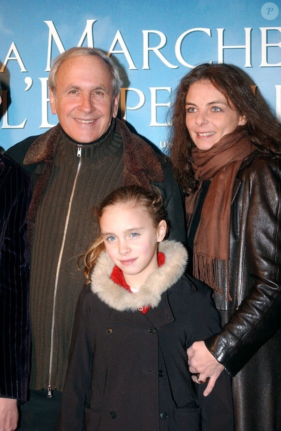 Patrice Laffont, son épouse Valérie et leur fille Mathilde en 2005