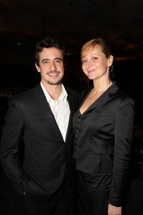Julie Ferrier et Karim Adda, en novembre 2008.