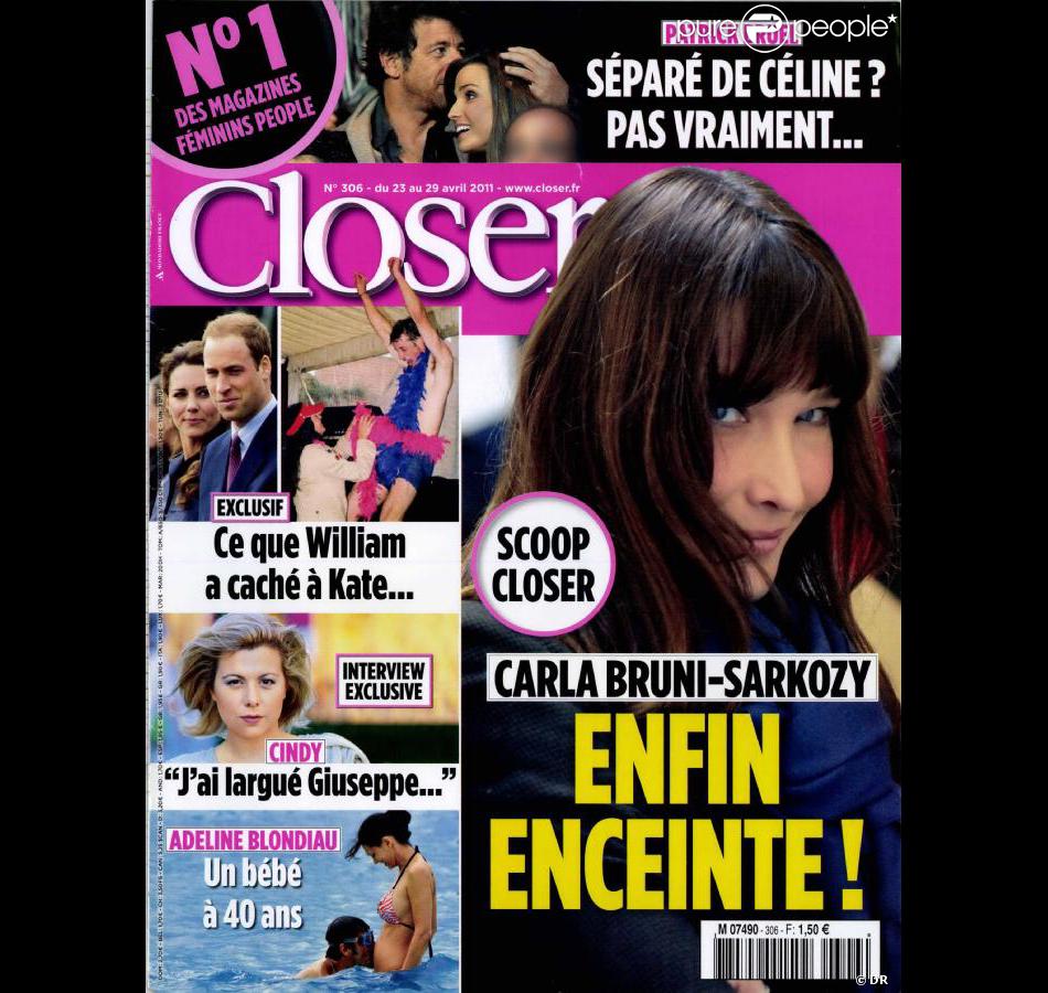 Le magazine Closer, en kiosques samedi 23 avril. - Purepeople