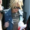 Lindsay Lohan se rend au Tonight Show de Jay Leno, pour l'enregistrement de l'émission, à Los Angeles, lundi 25 avril.